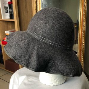 Vintage Nordstrom Grey Wool Hat